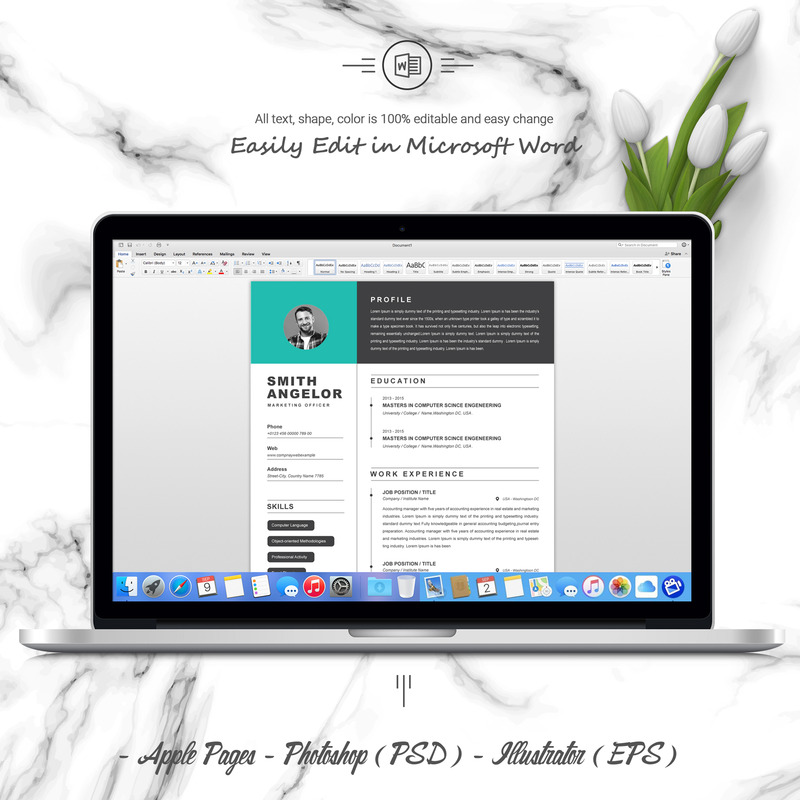 Smith / Professional Resume Template - Features Image 5