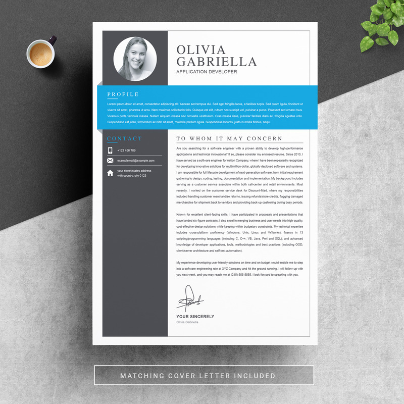Olivia Gabriella / CV Şablonu - Features Image 4