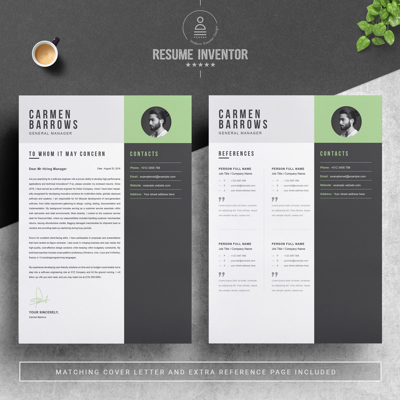 Carmen Printable Resume Templates - Features Image 3