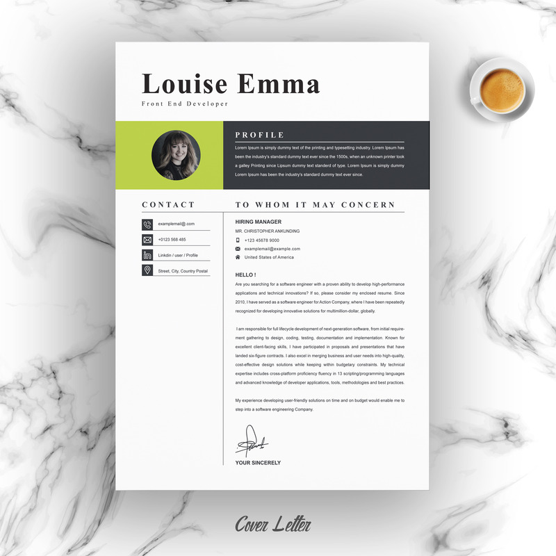 Louise Emma / Profesyonel CV Şablonu - Features Image 4