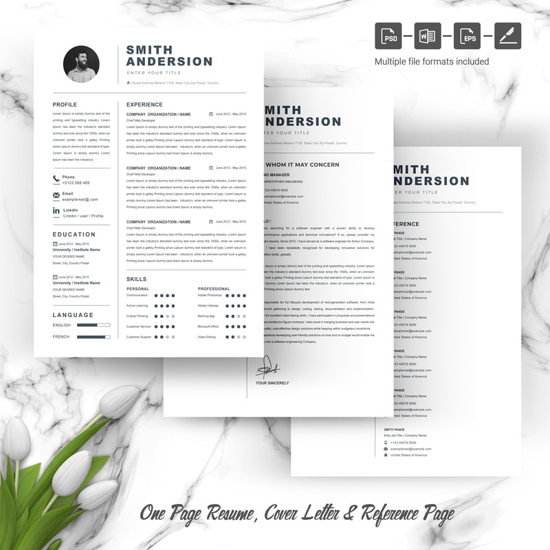 Smith Anderson / Profesyonel Özgeçmiş Şablonu - Features Image 4