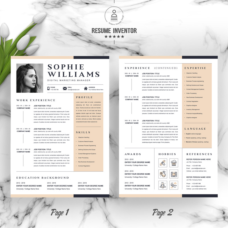 Sophie Williams / CV Şablonu - Features Image 2