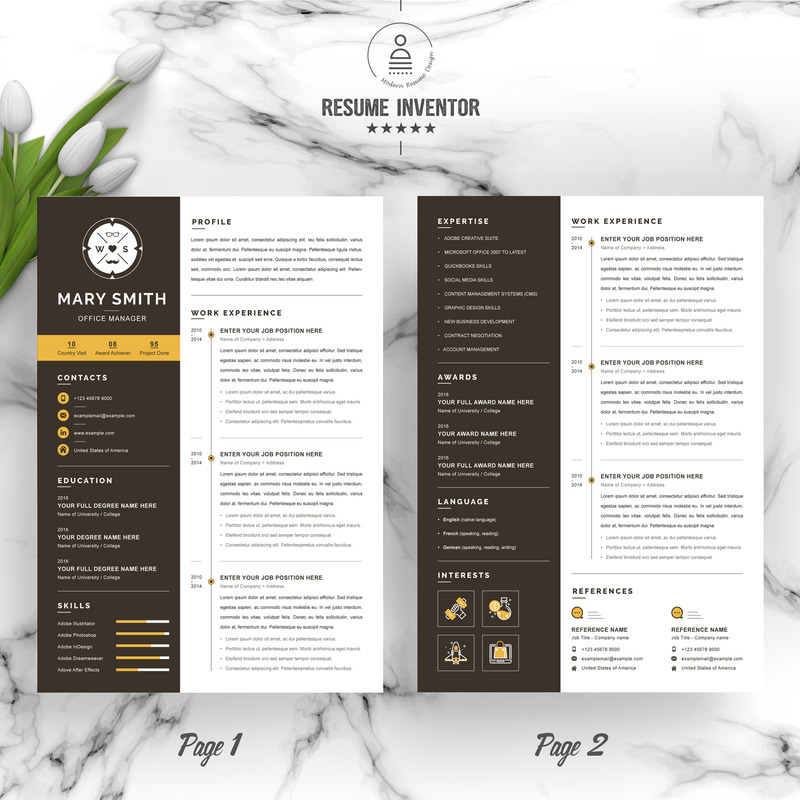 Marry Smith / CV Template - Features Image 2