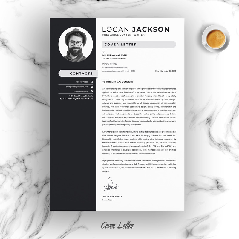 LOGAN JACKSON / Özgeçmiş Şablonu - Features Image 4