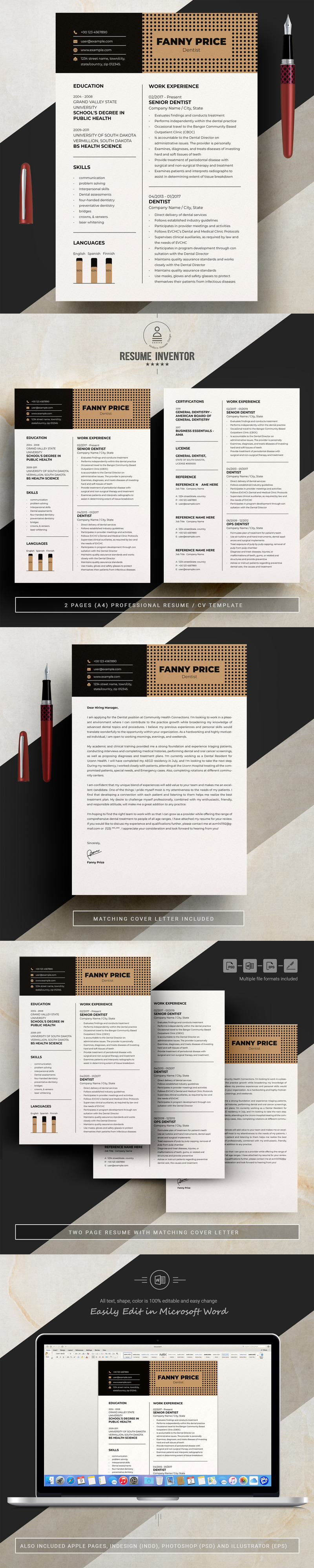 Simple And Clean Resume Template Design - TemplateMonster