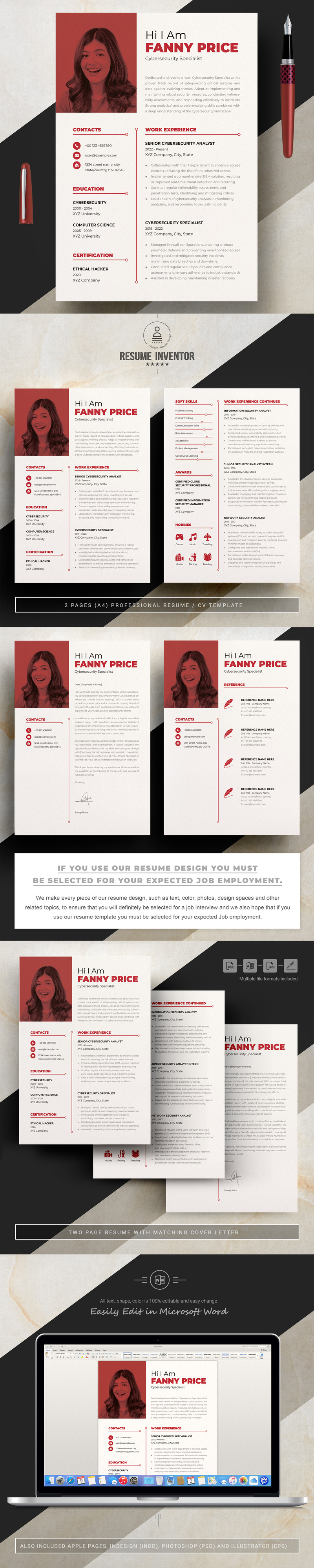 Professional Creative Designer Resume - Features Image 1