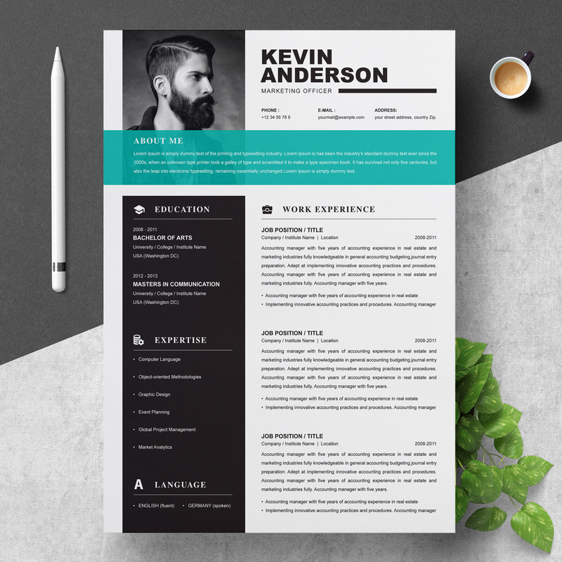Keven Anderson / CV Template - Features Image 1