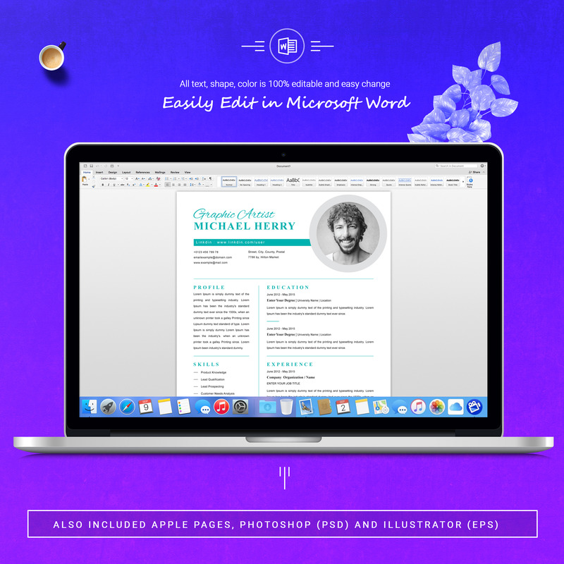 Herry / CV Özgeçmiş Şablonu - Features Image 5