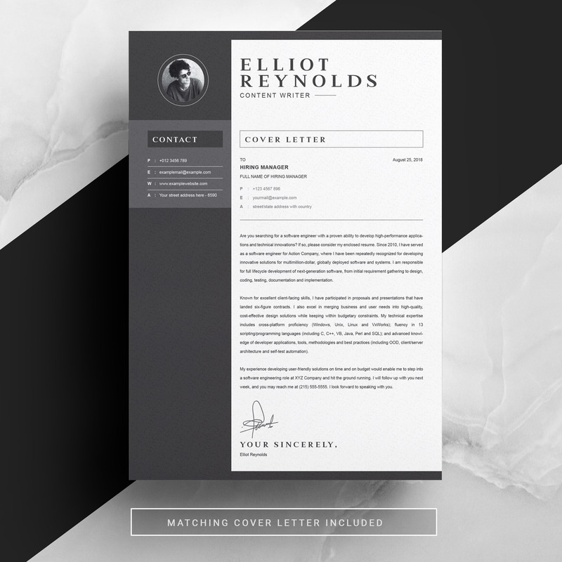 Flliot Printable Resume Templates - Features Image 4
