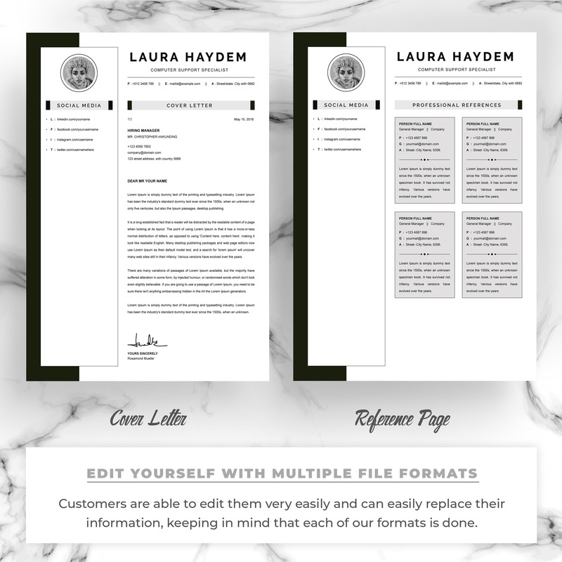 Profesional | Plantilla de CV CV - Características Imagen 3
