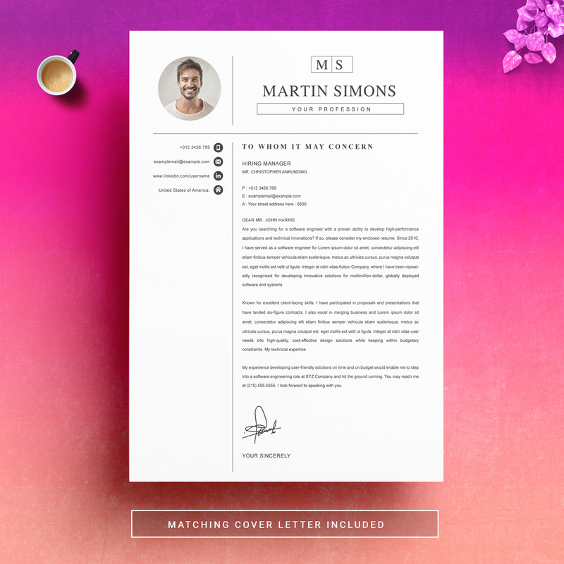 Martin Simons / Resume Template - Features Image 3
