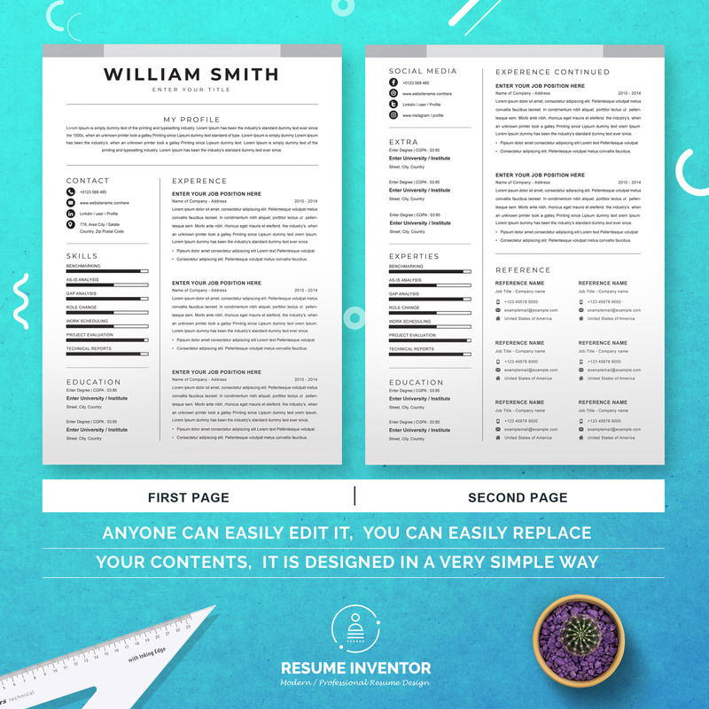 William Smith / Temiz Özgeçmiş Şablonu - Features Image 2