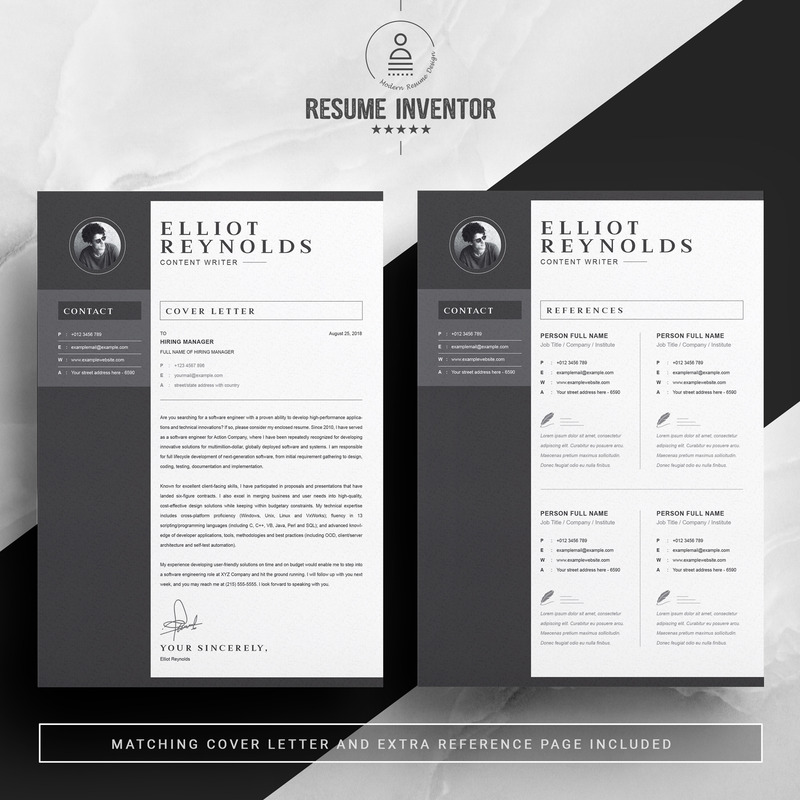 Flliot Printable Resume Templates - Features Image 3
