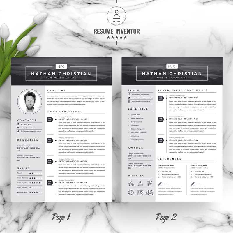 Nathan / Simple Resume Template - Features Image 2