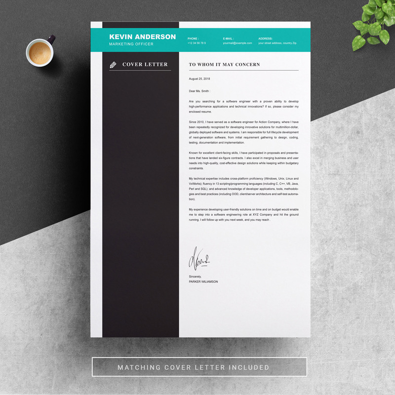 Keven Anderson / CV Template - Features Image 3