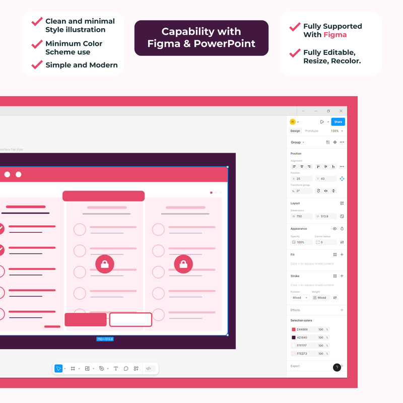 Modern Web Quiz Interface Flat Style - Features Image 2