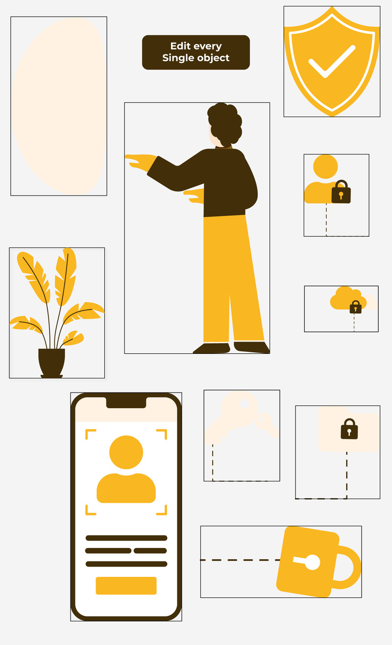 Güvenli Kullanıcı Kimlik Doğrulama Kavramı - Modern Konsept Tasarım - Features Image 3