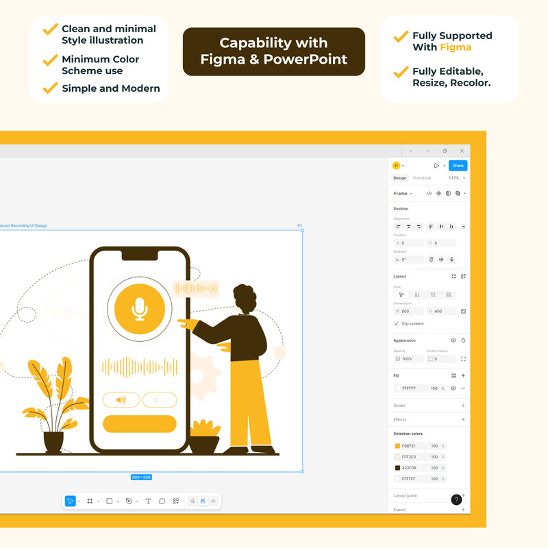 Modern Podcast Recording - Concept UI Design - Features Image 2