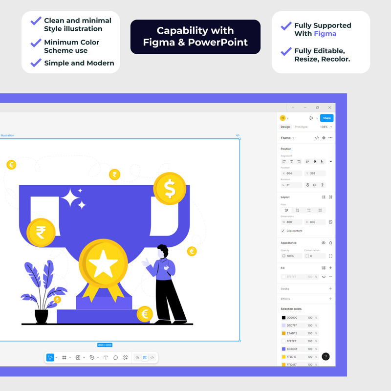 Big Win Award Concept Illustration - Features Image 2