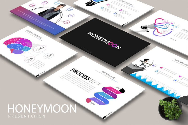 HONEYMOON Powerpoint Template - Features Image 1