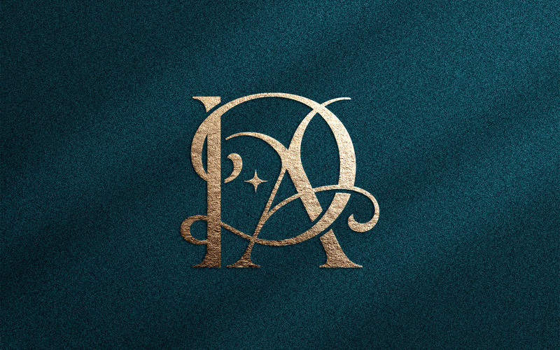 Lyxig DA-monogramlogotyp för skönhetsmärken - Features Image 1