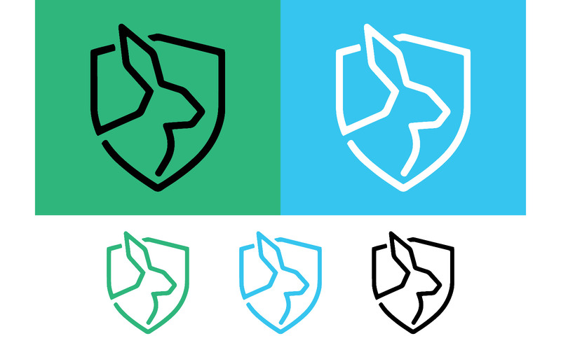 Kaninsköld logotyp grafisk designkoncept. - Features Image 1