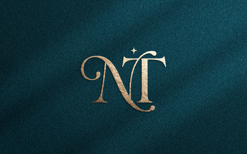 Elegant NT lyxig monogramlogotypdesign - Features Image 1
