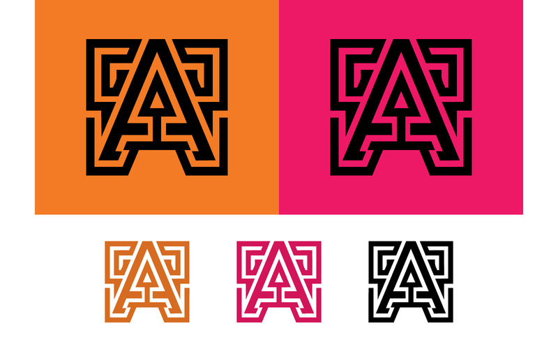 Logo stilizzato a forma di lettera A con elementi a labirinto. - Caratteristiche Immagine 1