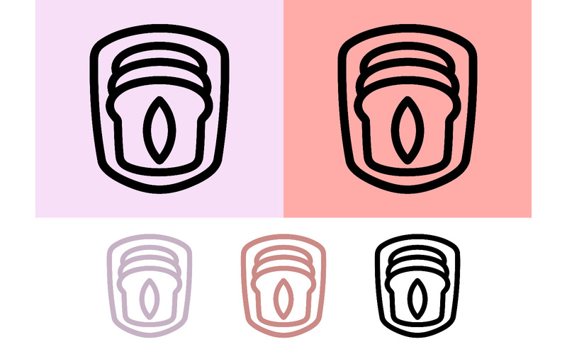 Bread slice logo design set. - Features Image 1