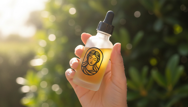 奢华美容水疗中心标志 – 优雅女性肖像标志，适用于护肤及化妆品品牌 - Features Image 1