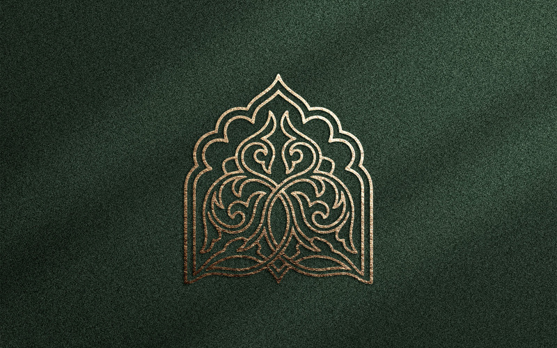 Lyxhotell Ornamental Logotypmall – Elegant Royal Line Art Emblem för Resort Spa Branding - Features Image 1