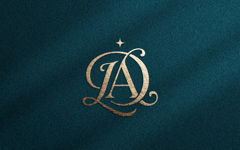 Lyxig DA-monogramlogotyp för skönhet och hudvård - Features Image 1