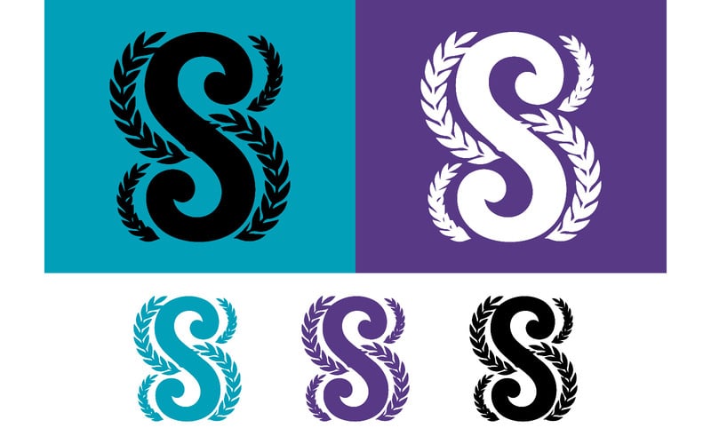 Emblema con la lettera S stilizzata e foglie nel logo. - Caratteristiche Immagine 1