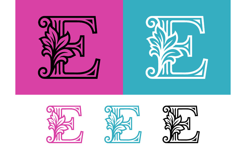 Logo stylisé en forme de E avec des accents magenta et turquoise. - Caractéristiques de l’image 1