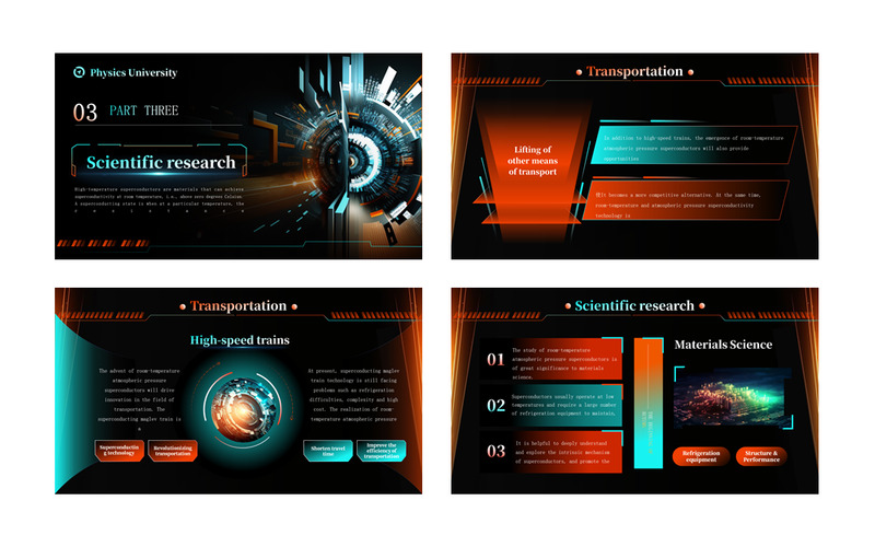 Superconductor Teaching Courseware Popular Science Knowledge PPT - Features Image 4