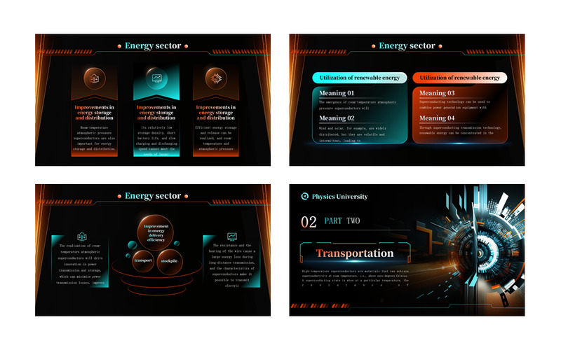Superconductor Teaching Courseware Popular Science Knowledge PPT - Features Image 3