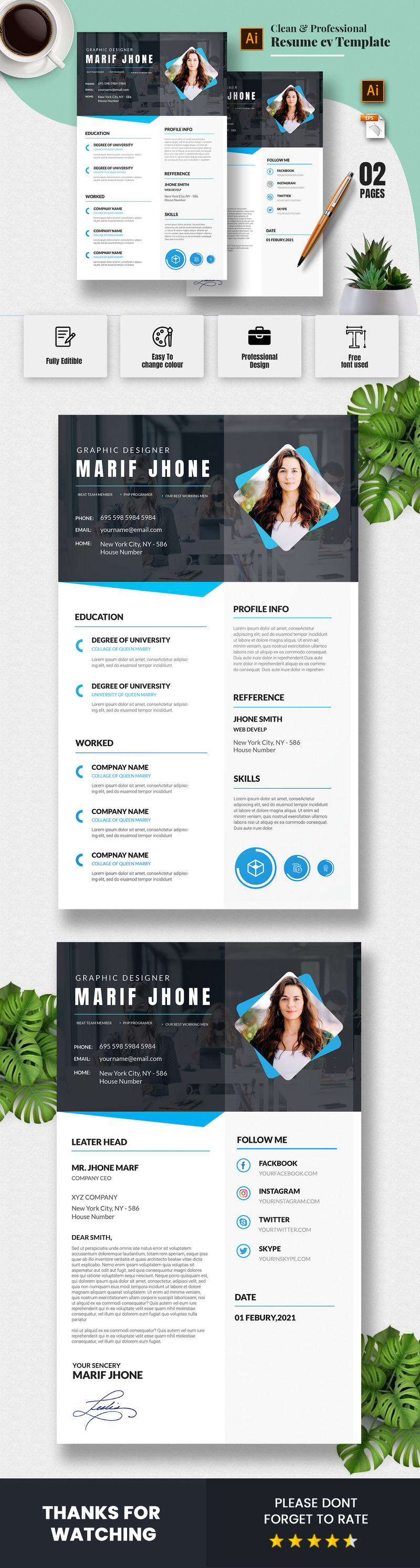 Wine Creative Resume and CV Template TemplateMonster