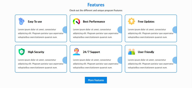 Koshi - Software Application Landing Page Template - Features Image 3