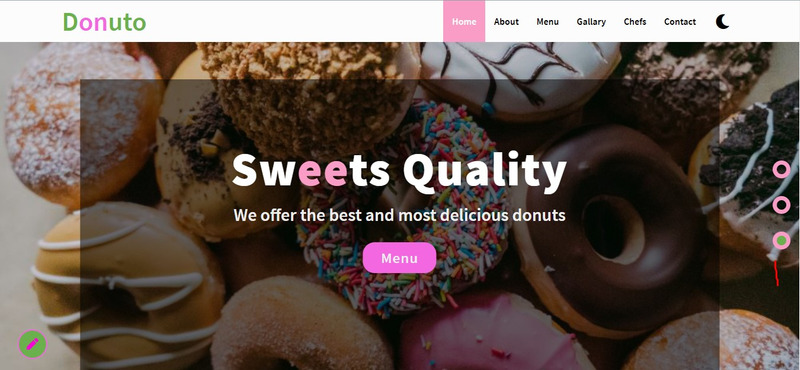 Donuto - Donuts Restaurant Landing Page Template - Features Image 1