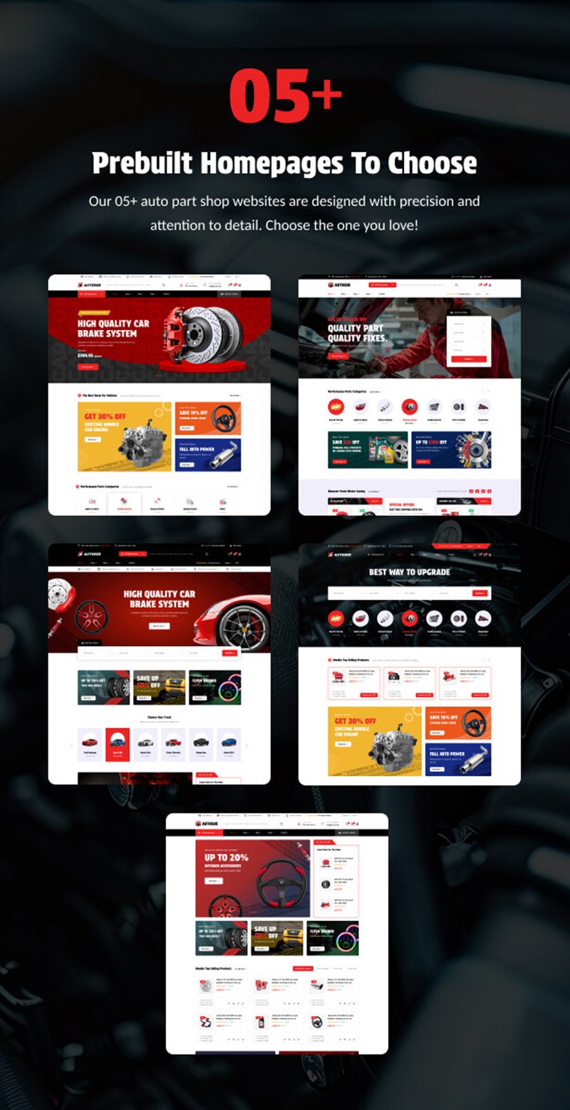 Autosoe Elementor - тема Prestashop для автозапчастей - Features Image 1