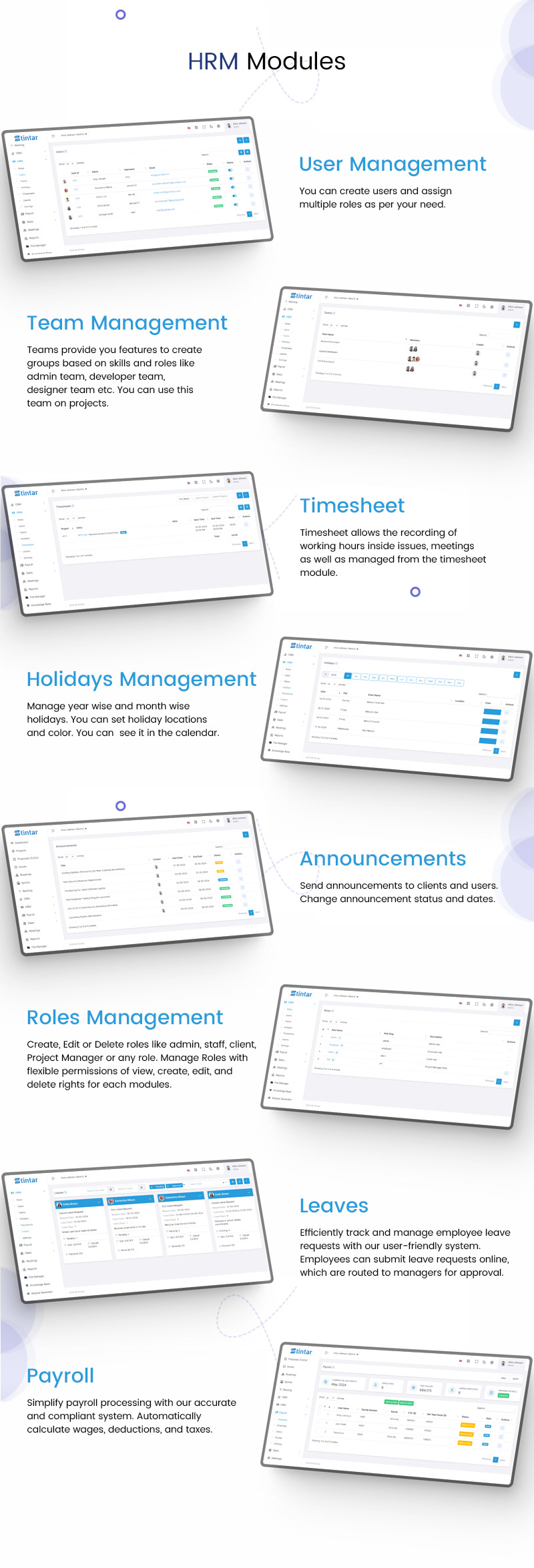 Stintar - Projectmanagement met HRM en CRM - Features Image 4