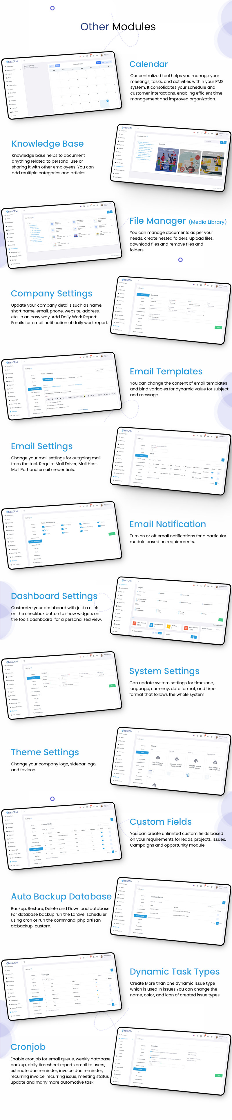 ChetsCRM - Customer Relationship Management - Features Image 4