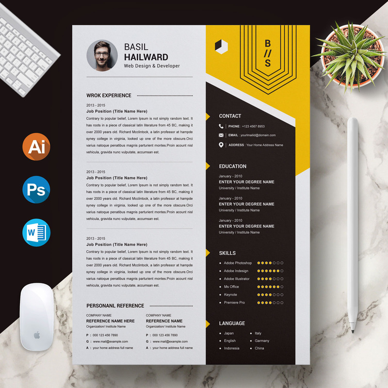 Hailward / Resume Template - Features Image 1