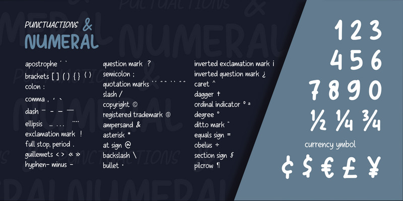 Sans Andreas Handwritten Family Fonts - Features Image 7