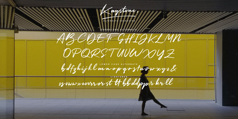 Kaystone / Signature typeface - Features Image 12