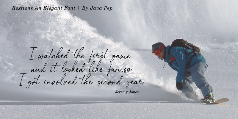 Rextions / ett elegant typsnitt - Features Image 13