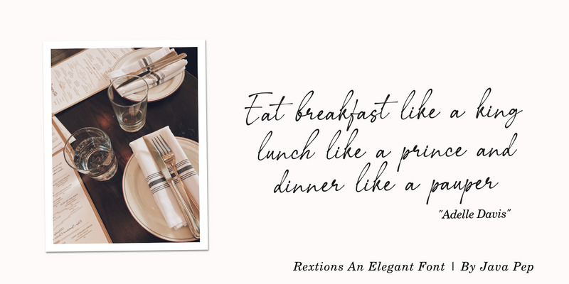 Rextions / ett elegant typsnitt - Features Image 10