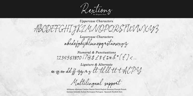 Rextions / ett elegant typsnitt - Features Image 15