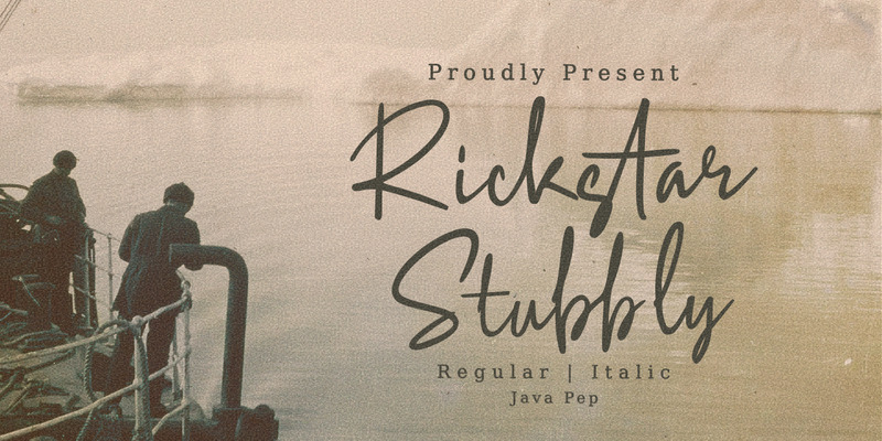 Rickstar Stubbly / Elegant Typeface - Features Image 1
