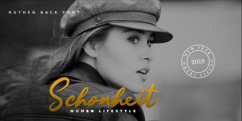 Ruthen Back — stylowa czcionka - Obraz funkcji 3